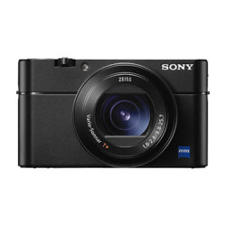 Sony Cyber-shot RX-100 V Camera, 4K, 20.1MP, 2.9x Optical Zoom, Wi-Fi, NFC, OLED EVF, 3 Tiltable Screen